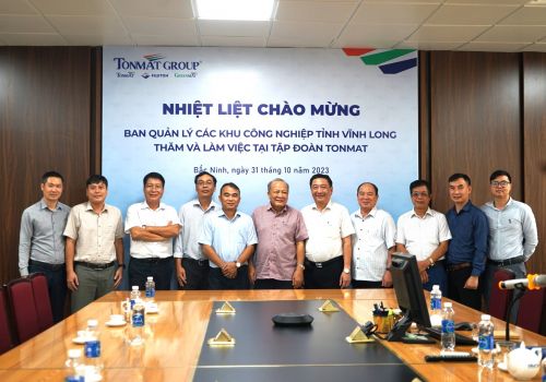 TONMAT GROUP ĐÓN TIẾP ĐOÀN CÔNG TÁC BAN QUẢN LÝ CÁC KHU CÔNG NGHIỆP TỈNH VĨNH LONG