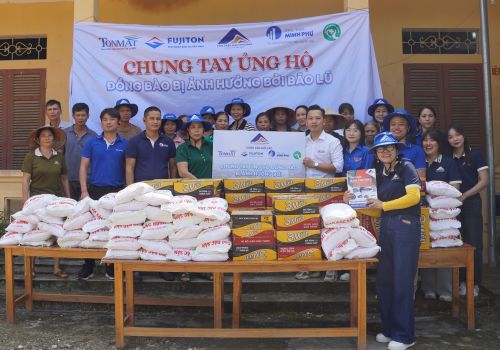 TONMAT GROUP CHUNG TAY HƯỚNG VỀ VÙNG LŨ CHIÊM HÓA – NA HANG – LÂM BÌNH (TUYÊN QUANG)