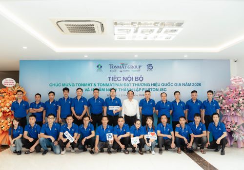 TIỆC MỪNG TONMAT, TONMATPAN ĐẠT THƯƠNG HIỆU QUỐC GIA VÀ SINH NHẬT 15 NĂM FUJITON JSC
