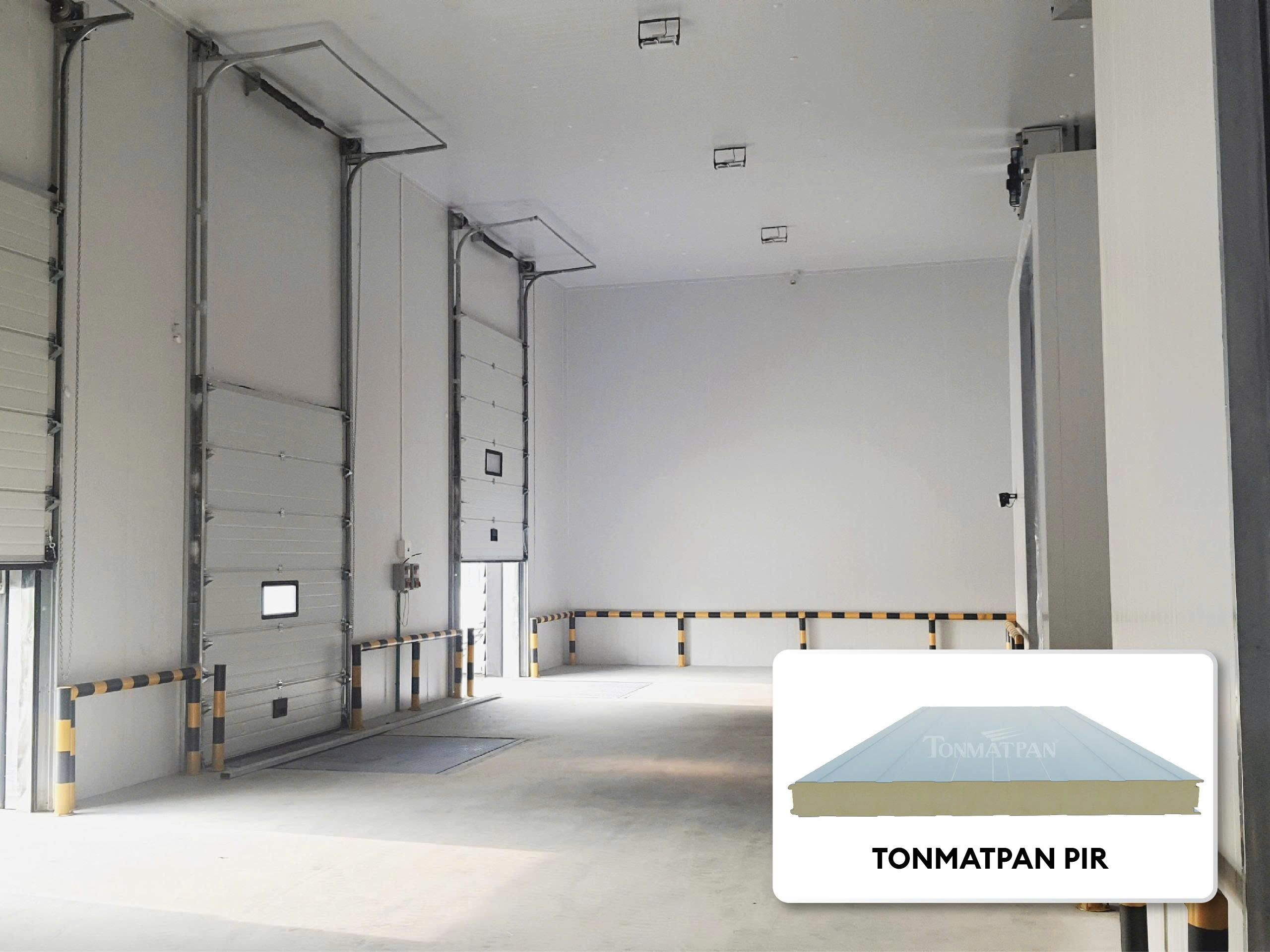 (Ảnh minh họa) - Ứng dụng của panel PIR trong công trình kho lạnh.